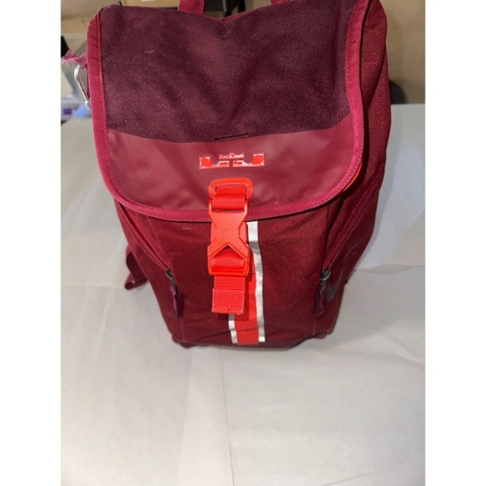Nike LeBron James Ambassador Max Air Backpack Burgundy Red BA5111-677